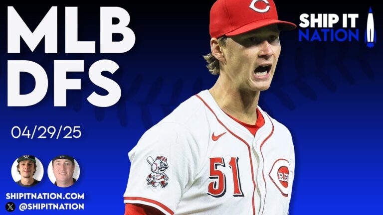 MLB DFS | April 29, 2025 | DraftKings DFS Picks, Plays and Process