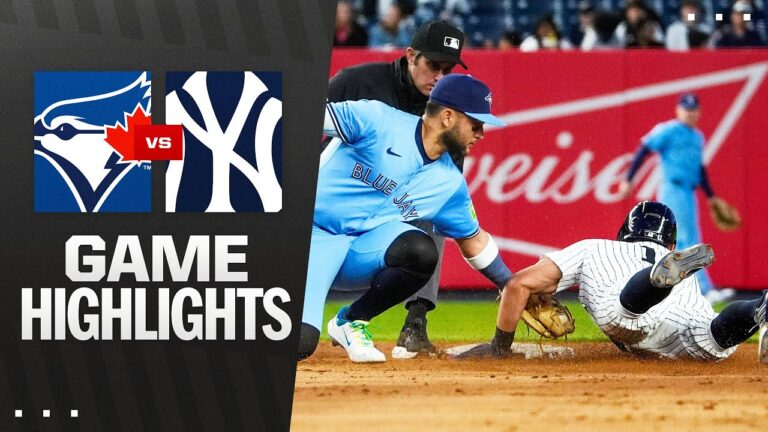 Blue Jays vs. Yankees Game 2 Highlights (4/27/25) | MLB Highlights