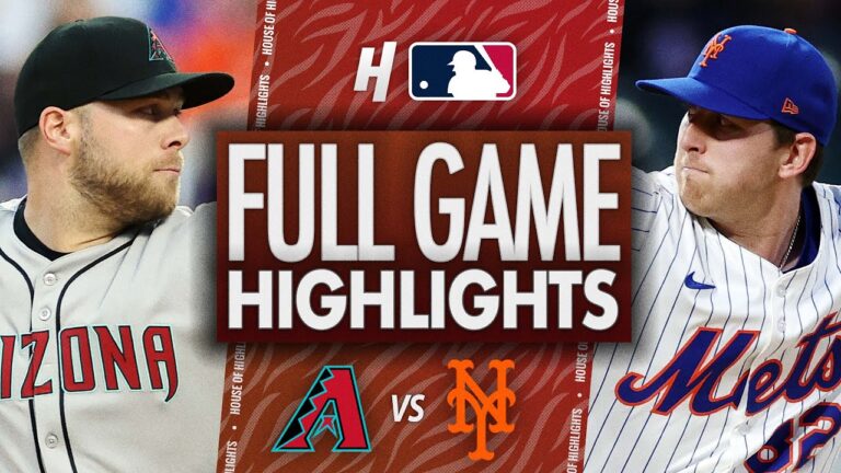 アリゾナダイヤモンドバックスvsニューヨークメッツ - フルゲームのハイライト| 2025年4月29日MLBシーズン