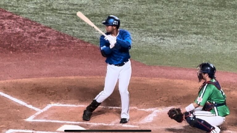 勝又温史プロ初打席大ファウルサードゴロネクストバッターズサークルから横浜DeNAベイスターズ2025年5月1日高梨裕稔東京ヤクルトスワローズ明治神宮野球場日本大学鶴ヶ丘高