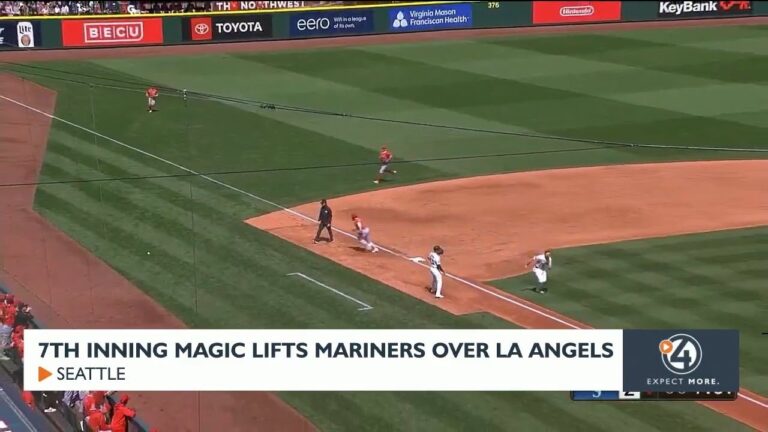 7回のイニングマジックは、ラエンジェルスのマリナーズを持ち上げます