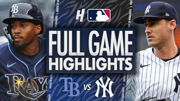 タンパベイレイズ対ニューヨークヤンキース - フルゲームのハイライト| 2025年5月4日、MLBシーズン