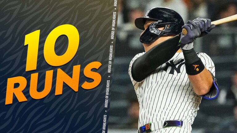 ヤンキースは7回のイニングで10回のランを出しました🤯2025年5月6日
