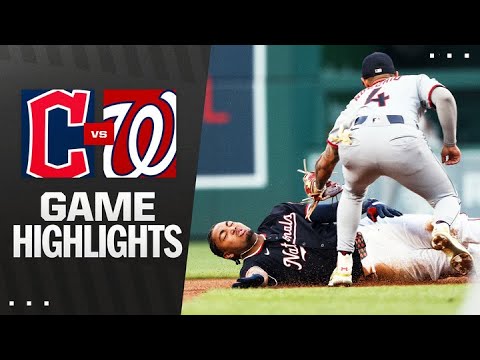 ガーディアンズ対ナショナルズゲーム2のハイライト（5/6/25）| MLBのハイライト