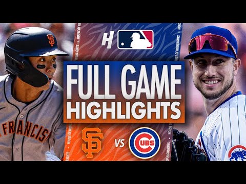 サンフランシスコジャイアンツ対シカゴカブス - フルゲームのハイライト| 2025年5月5日MLBシーズン