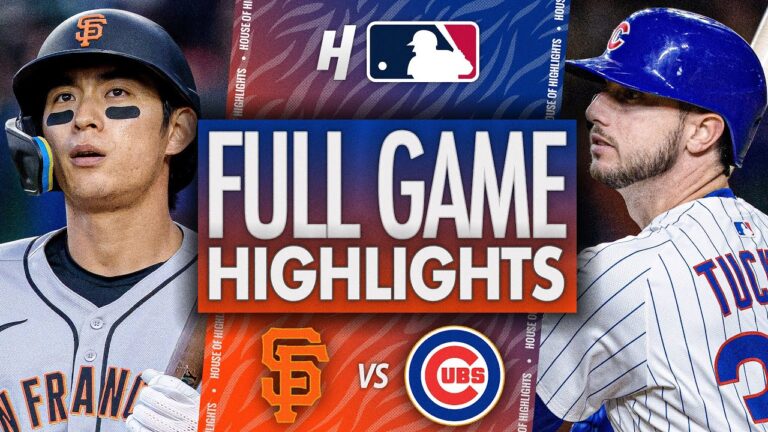 サンフランシスコジャイアンツ対シカゴカブス - フルゲームのハイライト| 2025年5月6日、MLBシーズン
