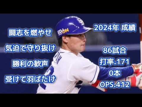 加藤匠馬【1時間耐久】応援歌 広告なし 作業用 睡眠用 歌詞つき 中日ドラゴンズ 中日 現地音源 ハモり