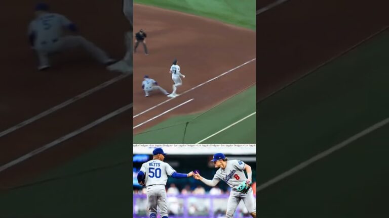 キケとベッツの素晴らしい守備！😆　マーリンズ戦5月8日