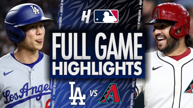 ロサンゼルスドジャースvsアリゾナダイヤモンドバック - フルゲームのハイライト| 2025年5月8日、MLBシーズン