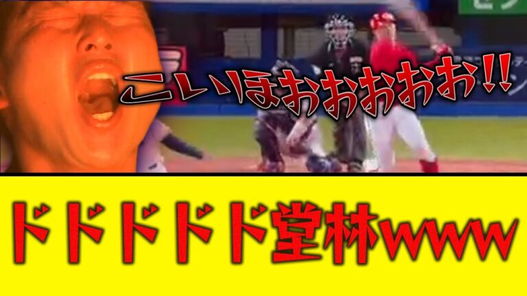 【広島】どどどどどど堂林wwwwwwwwwww