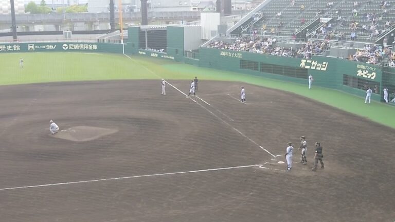 2025.5.7 阪神タイガース長坂拳弥選手の四球で満塁のチャンス