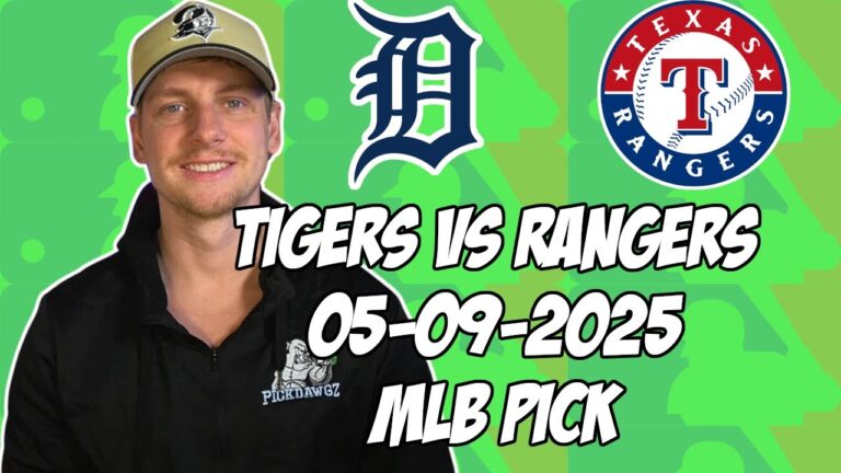テキサスレンジャーズ対デトロイトタイガース5/9/25 MLBピック＆予測| MLBベットのヒント