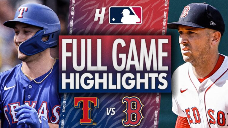 テキサスレンジャーズ対ボストンレッドソックス - フルゲームのハイライト| 2025年5月8日、MLBシーズン