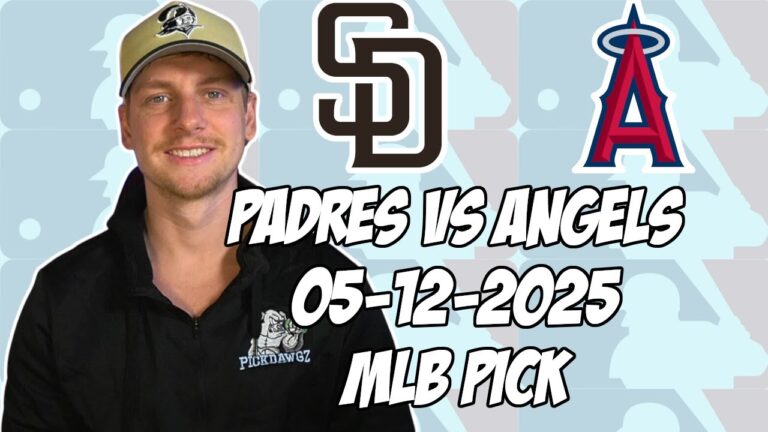 ロサンゼルスエンジェルス対サンディエゴパドレス5/12/25 MLBピック＆予測| MLBベットのヒント