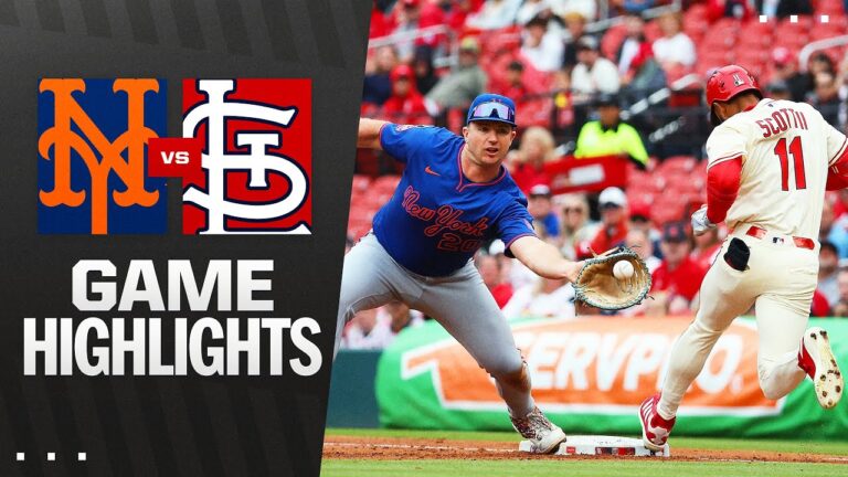 メッツvs.カーディナルズゲーム1ハイライト（5/4/25）| MLBのハイライト