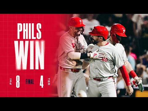 フィリーズ対レイズゲームのハイライト（5/6/25）| MLBのハイライト