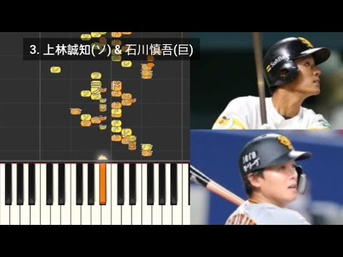 【プロ野球応援歌検証】 上林誠知(ソフトバンク) & 石川慎吾(巨人) ハモリ合成