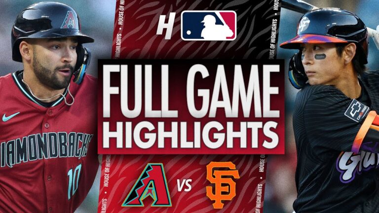アリゾナダイヤモンドバックスvsサンフランシスコジャイアンツ - フルゲームのハイライト| 2025年5月13日MLBシーズン