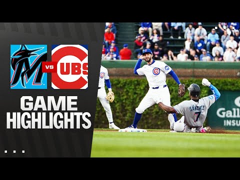マーリンズ対カブスゲームのハイライト（5/12/25）| MLBのハイライト
