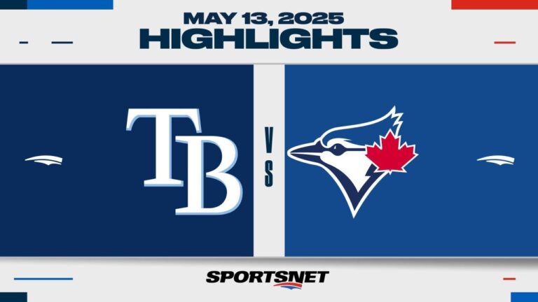 MLBハイライト|レイズ対ブルージェイズ -  2025年5月13日