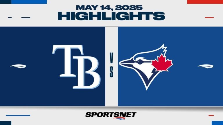 MLBハイライト|レイズ対ブルージェイズ -  2025年5月14日
