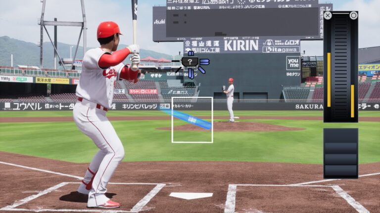 【プロスピ2025打撃練習/NPB25BattingTraining】広島 40 磯村嘉孝選手 CARP Yoshitaka Isomura