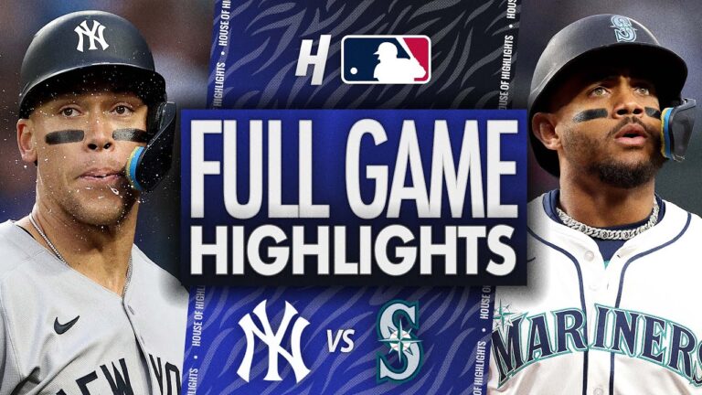 ニューヨークヤンキースvsシアトルマリナーズ - フルゲームのハイライト| 2025年5月13日MLBシーズン
