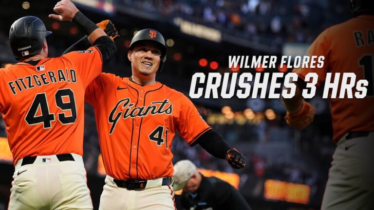 Wilmer Flores Hits 3 HRs vs. Athletics | 8 RBI + Grand Slam
