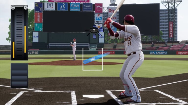 【プロスピ2025打撃練習/NPB25BattingTraining】楽天 34 山﨑剛選手 EAGLES Tsuyoshi Yamasaki