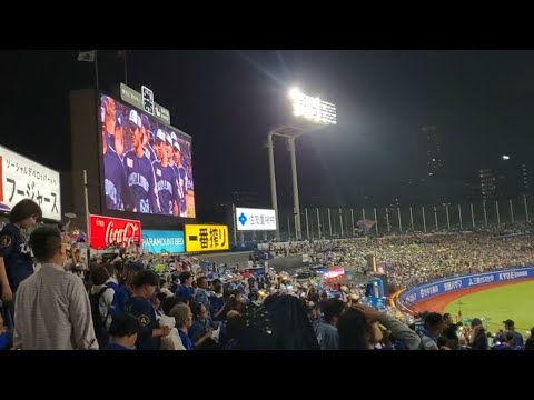 20250517　すわほー！打撃戦を制して【勝利の瞬間】東京ヤクルトスワローズ@神宮球場･ﾚﾌﾄ外野 明治神宮野球場