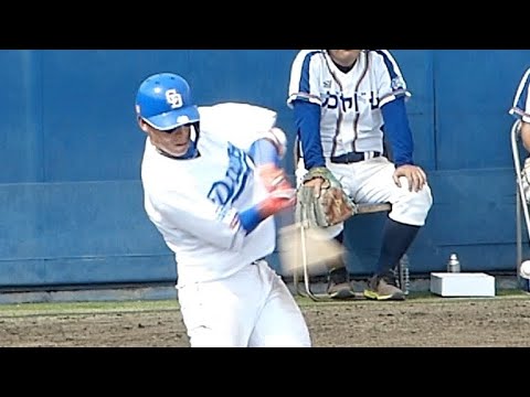 【6年目外野手】伊藤康祐（23歳）１アウト二塁の打席【2023年6月13日中日ドラゴンズ2軍】