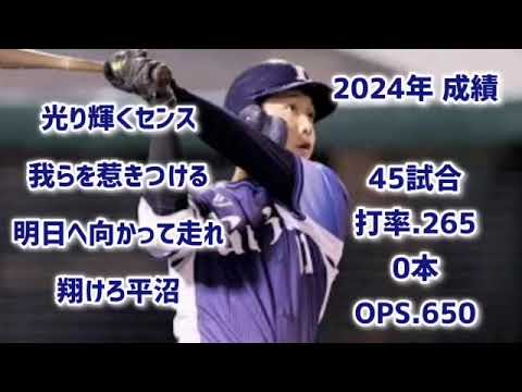 平沼翔太【1時間耐久】応援歌 広告なし 作業用 睡眠用 歌詞つき 西武 埼玉西武ライオンズ 現地音源 ハモり 1作目