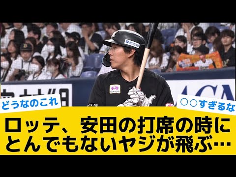 【物議】ロッテ、安田の打席の時にとんでもないヤジが飛ぶ…【千葉ロッテマリーンズ】【プロ野球反応集】