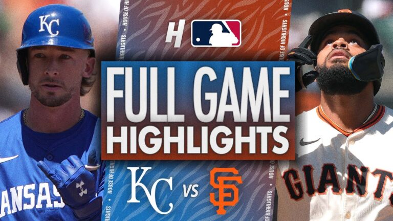 カンザスシティロイヤルズ対サンフランシスコジャイアンツ - フルゲームのハイライト| 2025年5月21日MLBシーズン