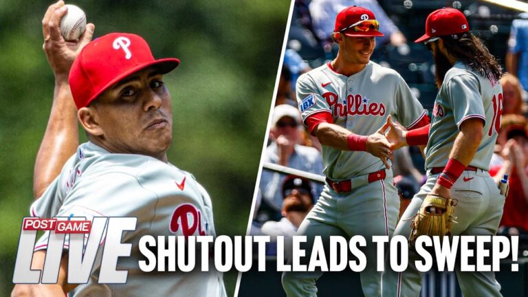 ピッチングはフィリーズをシャットアウトに導き、7回目のストレート勝利のためのロッキーのスイープを導きます| Phillies PGL