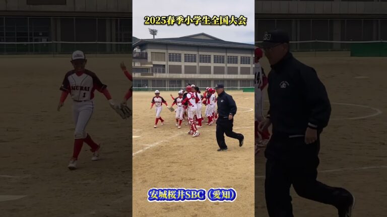 【日本一の瞬間　2025春季小学生全国大会 優勝　安城桜井SBC（愛知）】 #ソフトボール #野球 #softball #甲子園 #好プレー集#日本代表 #可愛い #美女 #愛知県 #ado