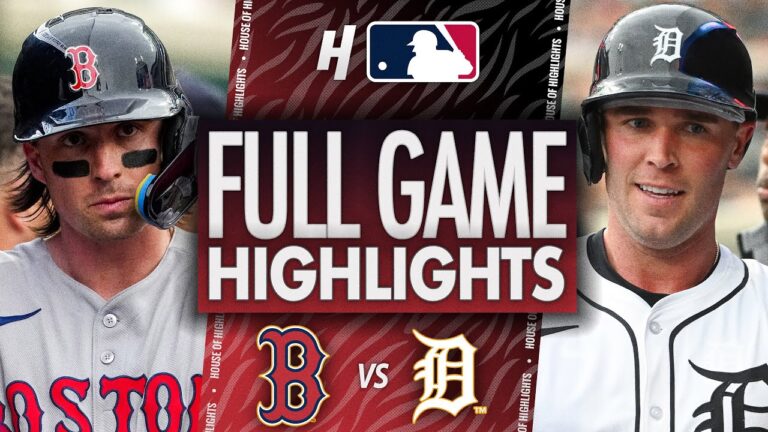 ボストンレッドソックスvsデトロイトタイガース - フルゲームのハイライト| 2025年5月13日MLBシーズン