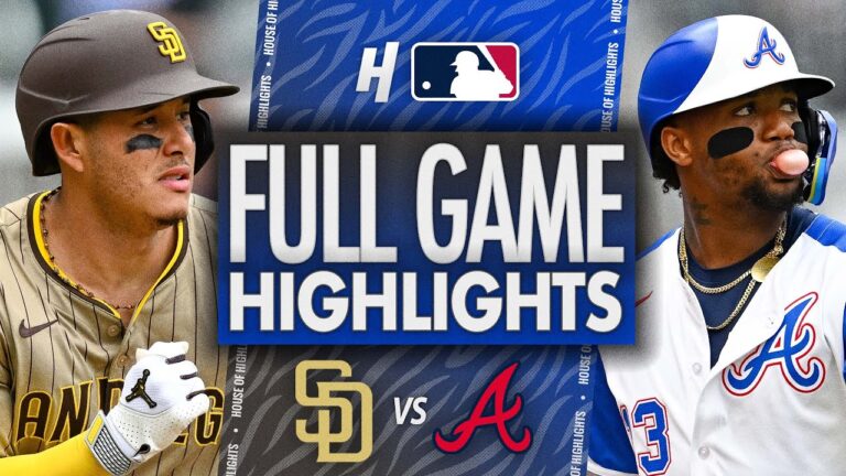 サンディエゴパドレス対アトランタブレーブス - フルゲームのハイライト| 2025年5月24日MLBシーズン