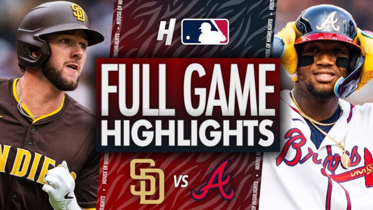 サンディエゴパドレス対アトランタブレーブス - フルゲームのハイライト| 2025年5月25日MLBシーズン