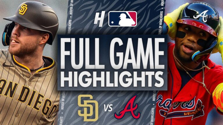 サンディエゴパドレス対アトランタブレーブス - フルゲームのハイライト| 2025年5月23日MLBシーズン