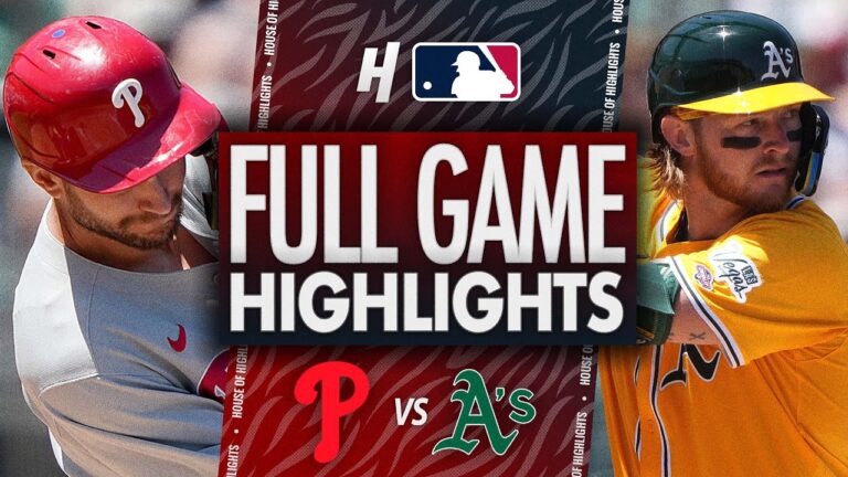 フィラデルフィアフィリーズ対陸上競技 - フルゲームのハイライト| 2025年5月25日MLBシーズン