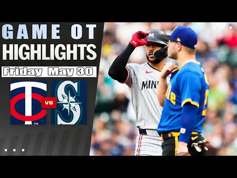 シアトルマリナーズvsミネソタツインズゲーム10番目のハイライト5月30,2025 MLBシーズン2025