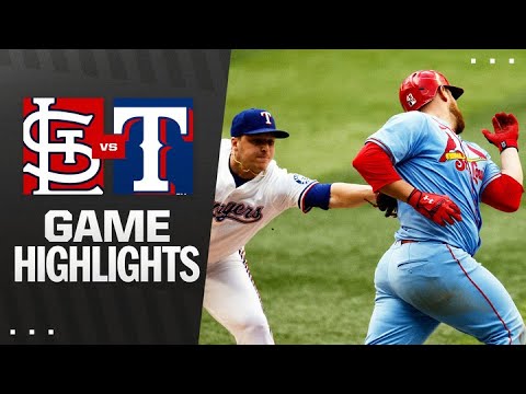 カーディナルズ対レンジャーズゲームのハイライト（5/31/25）| MLBのハイライト