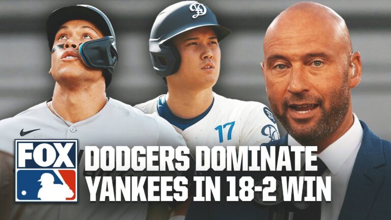 Derek Jeterと「FoxのMLB」クルーYankeesのドジャースの敗北：「ドジャースにはより良いチームがあります」