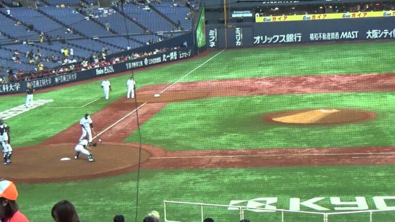 ［強肩］オリックス外野陣のバックホーム／オリックスバファローズ－福岡ソフトバンクホークス_4回戦_2016.04.27
