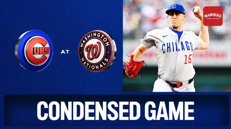 シカゴ・カブスvs.ワシントン・ナショナルズMLBゲームハイライト（2025年6月4日）|マーキースポーツネットワーク