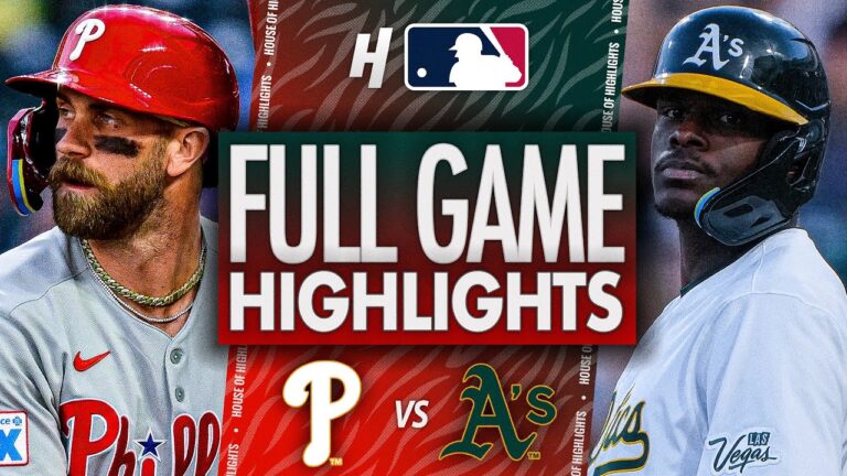 フィラデルフィアフィリーズ対陸上競技 - フルゲームのハイライト| 2025年5月23日MLBシーズン