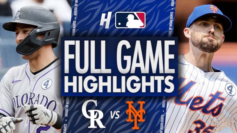 コロラドロッキーズ対ニューヨークメッツ - フルゲームのハイライト| 2025年6月1日MLBシーズン