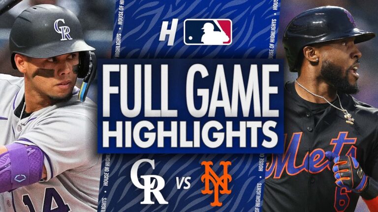 コロラドロッキーズ対ニューヨークメッツ - フルゲームのハイライト| 2025年5月30日MLBシーズン