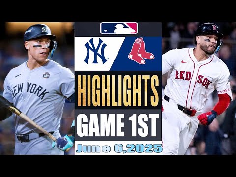 ニューヨークヤンキースvsボストンレッドソックス1stハイライト6月6,2025 MLBシーズン2025